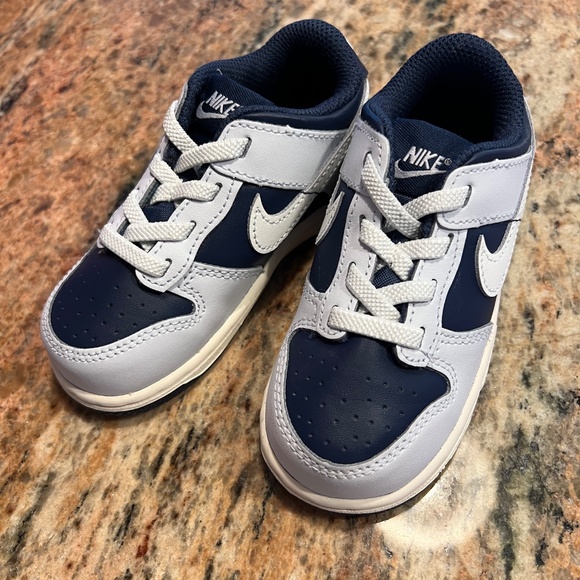 Toddler Nike Dunk Low Blue - Picture 2 of 7